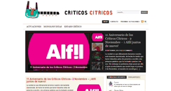 Desktop Screenshot of criticoscitricos.com